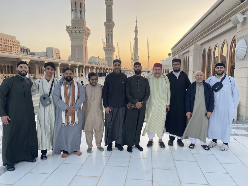 Tayseer Umrah group at the Prophet's Mosque